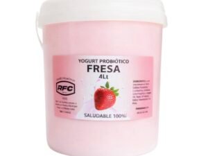 Yogurt de fresa de 4 litros