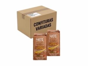 Cajas de confitura surtida incluyendo café