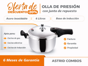 Olla de Presión de 6 litros