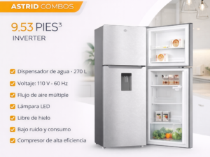 Refrigerador con dispensador de agua de 9,53