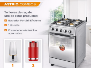 Cosina de gas con horno