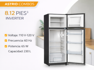 Refrigerador de 8,12 pies