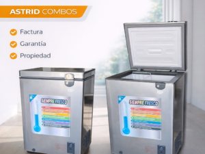 Nevera gris de 3,5 piez