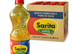 Caja de aceite de 12 pomos de 800 ml
