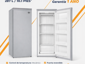 Nevera vertical 10,1 pies cubico