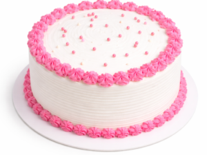 Mini cake de nata redondo