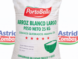 Arroz de 25 kg son 55 lb arroz brasileño