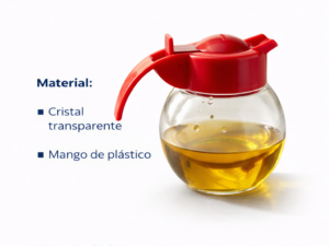 Aceitera de cristal