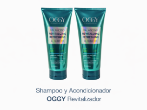 Juego de shampu y acondicionador oggy revitalizar