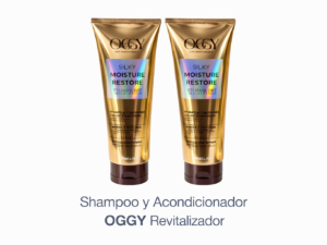 Juego de shampoo y acondicionador  oggy restaurador