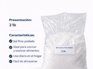 3 paquete de sal de 2 libras cada uno