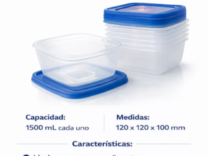 Juego de posuelos 6 unidade de 1500 mo cada uno