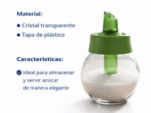 Azucarera de cristal