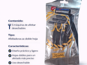 Estuche de máquina de afeitar 5 en 1