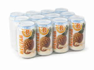 Jugos de lata sabor piña 12 unidades 330 ml cada lata