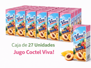 Caja de jugo de cotel de 27 unidades cada uno de 200ml