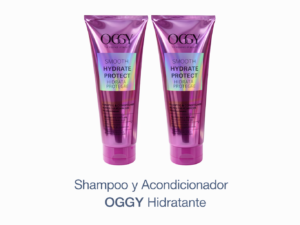Juego de shampoo y acondicionador oggy hidratante