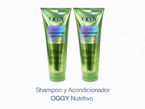 Juego de shampoo y acondicionador oggy nutritivo