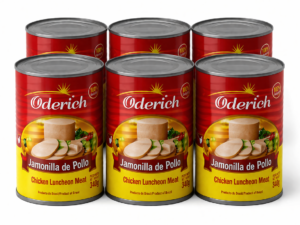 6 latas de spam de jamonilla de pollo 6 unidades de 340 gr