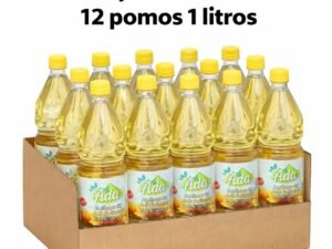 Caja de aceite de 12 pomos de 1 litro