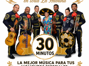 Servicio de mariachis por 30 minutos en cualquier area de ciudad de La Habana