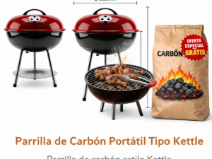 PARRILLA DE CARBON PORTATIL