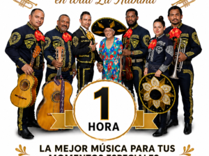 Servicio de mariachis de 1 hora para toda ciudad de La Habana
