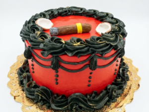 Cake de eleggua tradicional de merengue o nata para mas de 10 personas