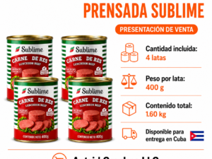 4 lastas de carne de res prensada sublime cada una de 400 gr