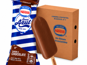 Caja de paletica nestle de 33 unidades sabor chocolate