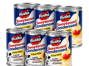 6 latas de leche evaporada de 354 ml cada una